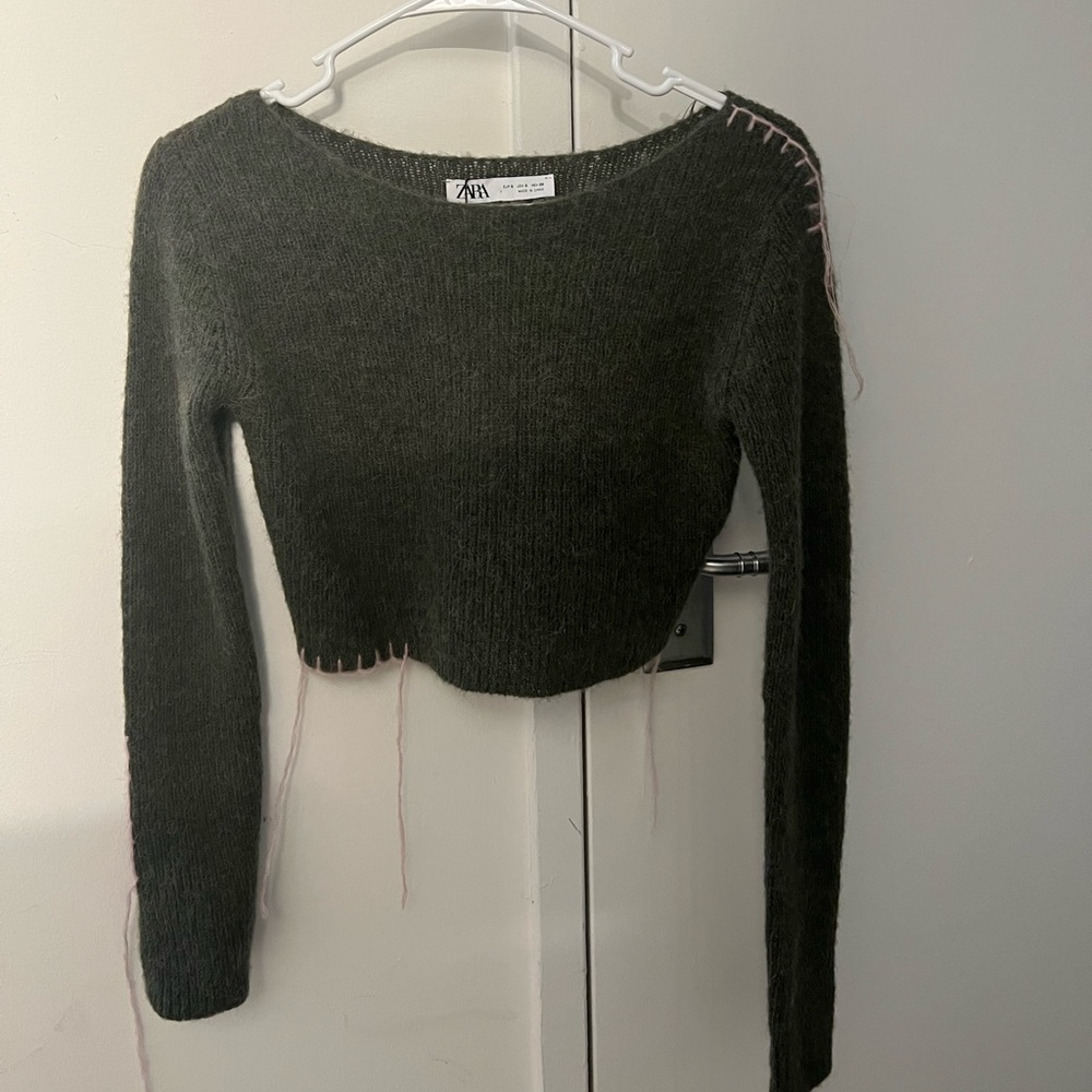 Green Zara Sweater
